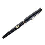 Montblanc - Classic Black Fountain Pen, 14ct Gold Nib