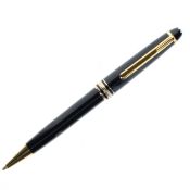 Montblanc - Meisterstuck Black and Gold Plated Pencil
