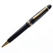 Montblanc - Meisterstuck Black and Gold Plated Ballpoint Pen