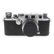 Leica - IIIf Rangefinder Film Camera with Leitz Wetzlar Summar 5cm F/2 Lens