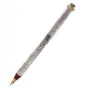 Must de Cartier - Silver Plated Fountain Pen, 14ct Gold Nib