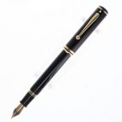 Sheaffer - Connaisseur Black Fountain Pen, 18ct Gold Nib