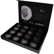 Royal Mint UK 50p Proof Collection including Kew Gardens 40th Anniversary, Boxed