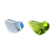 Baccarat Glass Ring Pair