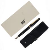 Montblanc - Meisterstuck Le Grand Black Fountain Pen, 14ct White Gold Nib (mismatched title and desc