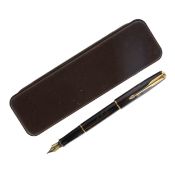 Parker - Sonnet Burgundy Lacquer Fountain Pen, 18ct Gold Nib