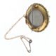 Antique Turquoise Gold Front Brooch, 8.8g - Bild 2 aus 2