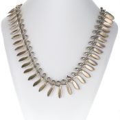 Georg Jensen Mid Century #115 'Dancing Ladies' Necklace Designed by Bent Gabrielsen, 123g