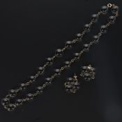 Pool of Light Necklace and Earrings Set