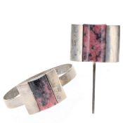 Bengt Hallbery Sterling Silver Modernist Jewellery  Set, 57g