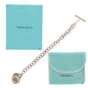 Tiffany & Co., Sterling Silver T-Bar Bracelet with Box, 42g