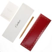 Must De Cartier - Gold Plated Ballpoint Pen, Boxed