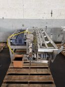 Two stainless steel conveyors