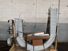 Two stainless steel conveyors