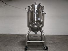 500 Liter A&B Process Systems Receiver Tank, 316 S/S, 44/150#