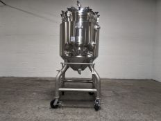 500 Liter A&B Process Systems Receiver Tank, 316 S/S, 44/150#
