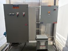 CONTROL PANEL & TRANSFORMERControl panel and transformer. Transformer info: Cat. #DA2015V