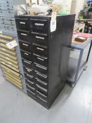 Steel Parts Cabinet & Contents, Pipe Fittings, Abrasives & Other Contents