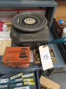 Marsh Stencil Machine, Model S 3/4" & Adjustable Stencils, with Marsh Oil Board