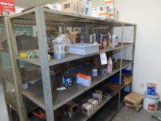 Steel Shelf & Contents, 3M Filters, Norton, Standard Abrasives Surplus, Hex Wrenches