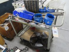4-Wheel Shop Cart & Contents