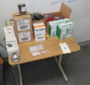 Desk Contents, Abrasive Pads, Steel Shim & Contents