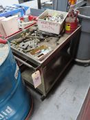 4-Wheel Shop Cart & Contents