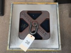 Distel Minx (Distel Tool & Machine) Heavy-Duty Industrial Lifting Block. 18" x 18" x 3"