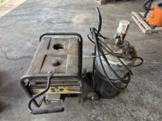 AIR GREASE PUMP W/STAND AND GENERATOR