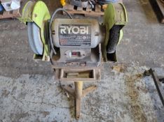 RYOBI GRINDER ON STAND