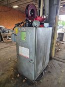 AIR OPERATED OIL PUMP APROX 200 GALLON TANK