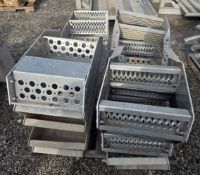 PALLET OF ALUMINUM SIDE STEPS