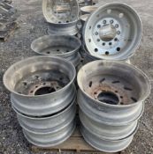 PALLET OF (13) 24.5 BUD WHEELS