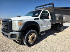 2011 FORD F-550 SUPER DUTY FLATBED TRUCK