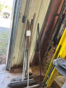 SHOP BROOMS AND PIPE WRENCHES