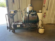 PROPANE STARTER CART W/ PROPANE BOTTLES