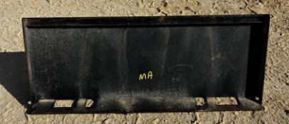 SKIDLOADER PLATE ATTACHMENT