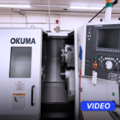 OKUMA CAPTAIN L370 CNC LATHE WITH OSP E-100L CONTROL w/ LNS Hydrobar (2004)