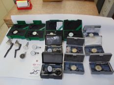 Insize, Federal, Mitutoyo Indicators