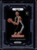 VICTOR WEMBANYAMA 2023-24 PANINI PRIZM MONOPOLY ROOKIE CARD