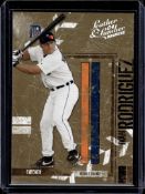 IVAN RODRIGUEZ 2004 DONRUSS LEATHER & LUMBER SILVER