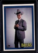 LARRY HAGMAN AS J.R. EWING 1981 DALLAS ROOKIE CARD