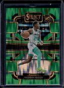 BRANDON MILLER 2023-24 PANINI SELECT GREEN FLASH PRIZM ROOKIE CARD