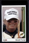 DONALD TRUMP 2025 ACEO RP 1989 UPPER DECK 