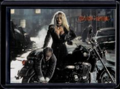 PAMELA ANDERSON AS BARB WIRE 1996 TOPPS EMBOSSED INSERT