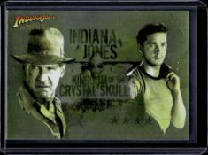 HARRISON FORD SHIA LABEOUF 2008 TOPPS INDIANA JONES CRYSTAL SKULL PROMO