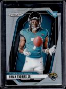 BRIAN THOMAS JR 2024 PANINI PRIZM SILVER PRIZM ROOKIE CARD