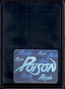 POISON 1990'S HOLOGRAM VENDING STICKER