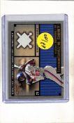 VLADIMIR GUERRERO SR 2002 FLEER SHOWCASE GAME USED BASE CARD
