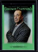 JON TAFFER 2021 UPPER DECK GOODWIN GREEN REFRACTOR ROOKIE CARD